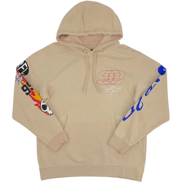 Juice WRLD Dr4l Death Race For Love 999 Hoodie Khaki Medium - Picture 1 of 9